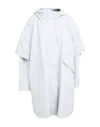 Herno Laminar Woman Overcoat & Trench Coat Light Grey Size 6 Polyester, Ptfe - Polytetrafluoroethyle In Grey