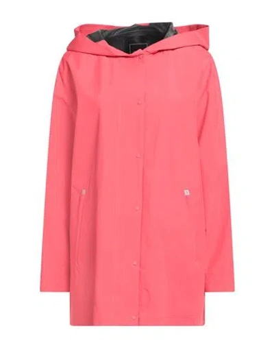 Herno Laminar Woman Overcoat & Trench Coat Magenta Size 8 Polyester In Purple