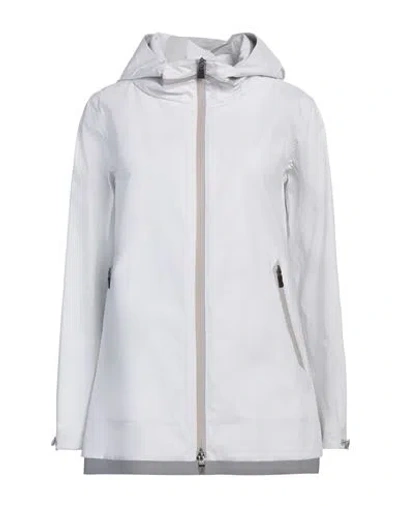 Herno Laminar Woman Jacket Off White Size 4 Cotton, Polyester, Polyurethane