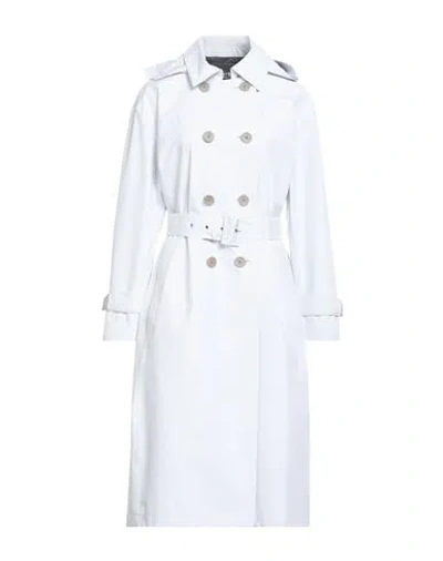 Herno Laminar Woman Overcoat & Trench Coat White Size 6 Polyester