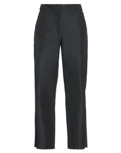 Herno Laminar Woman Pants Black Size 8 Polyester, Polyurethane In Multi