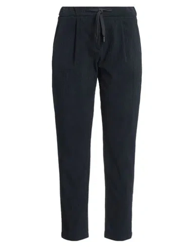 Herno Laminar Woman Pants Midnight Blue Size M Polyester In Black