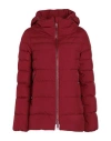 Herno Laminar Woman Puffer Brick Size 6 Polyester, Ptfe - Polytetrafluoroethylene In Red