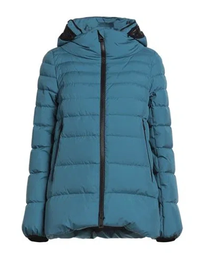 Herno Down Jacket Blue With Hood