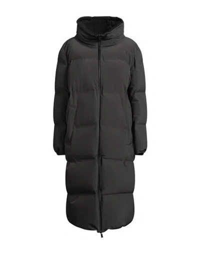 Herno Laminar Woman Puffer Grey Size 12 Polyamide, Elastane, Polyurethane In Gray