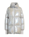 Herno Laminar Woman Puffer Light Grey Size 10 Polyamide, Polyurethane, Polyester, Pet (polyethylene  In Gray