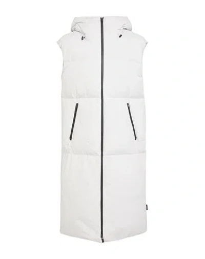 Herno Laminar Woman Puffer Light Grey Size 14 Polyester In White