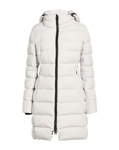 Herno Laminar Woman Puffer Light Grey Size 14 Polyester, Polyamide, Elastane, Ptfe - Polytetrafluoro In Gray