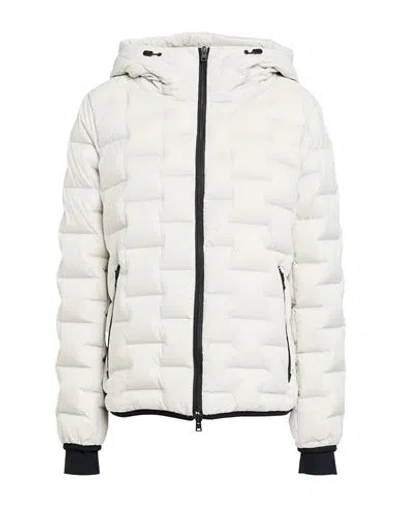 Herno Laminar Woman Puffer Light Grey Size 6 Polyamide, Elastane