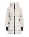 Herno Laminar Woman Puffer Light Grey Size 8 Polyester, Ptfe - Polytetrafluoroethylene, Polyurethane In Gray