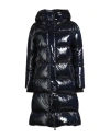 Herno Laminar Woman Puffer Midnight Blue Size 10 Polyamide