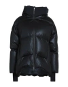 Herno Laminar Woman Puffer Midnight Blue Size 6 Polyester In Black