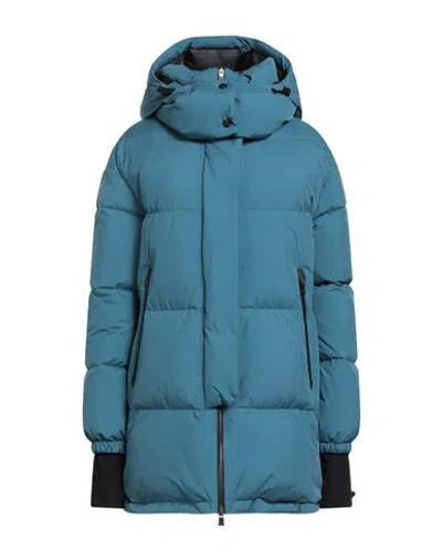 Herno Laminar Woman Puffer Pastel Blue Size 6 Polyester, Gore-tex