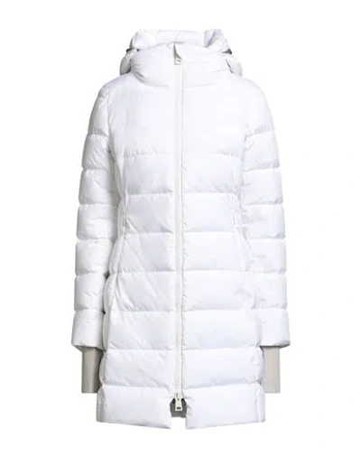 Herno Laminar Woman Puffer White Size 6 Polyester, Polyamide, Elastane
