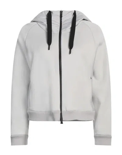 Herno Laminar Woman Sweatshirt Light Grey Size 8 Polyamide, Cotton, Polyester, Ptfe - Polytetrafluor