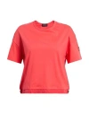 Herno Laminar Woman T-shirt Coral Size 8 Cotton, Elastane In Pink