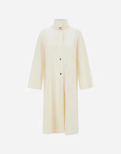 Herno Lange Jacke Aus First Act Pef In Neutral