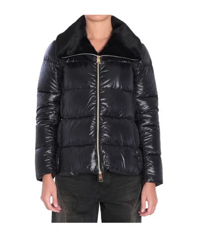 HERNO LAPEL DOWN JACKET