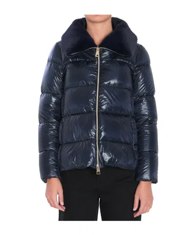 HERNO LAPEL DOWN JACKET