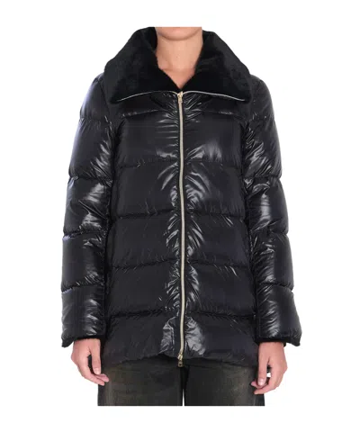 HERNO LAPEL DOWN JACKET
