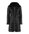 Herno Lapel Down Jacket In Black