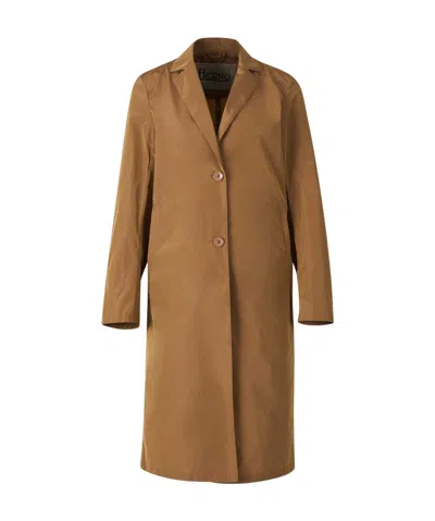 HERNO HERNO SINGLE-BREASTED GABARDINE JACKET