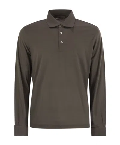 HERNO LAPEL SWEATER