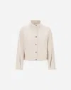 Herno Last Cold Wool Jacket In Cream