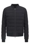 Herno Laviatore Bomber Jacket In Black