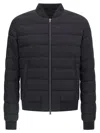 Herno Laviatore Bomber Jacket In Black