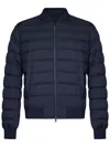 Herno Midnight Blue Goose Down Padded Jacket In Blue