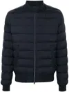 Herno Midnight Blue Goose Down Padded Jacket In Blue