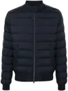 Herno Midnight Blue Goose Down Padded Jacket In Blue
