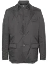 Herno Layered Blazer In Grey