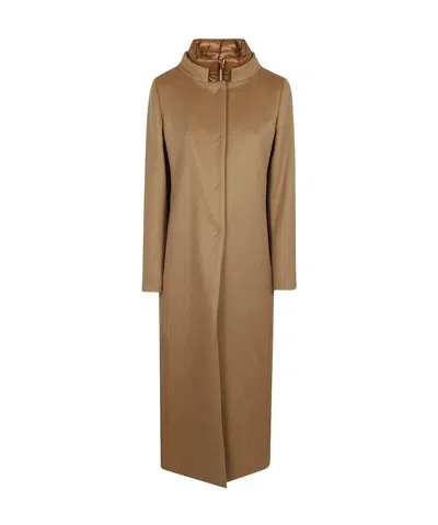 HERNO HERNO LAYERED MID-LENGTH COAT