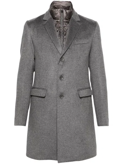 Herno Layered Coat In Antracite