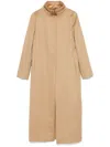 Herno Layered Coat In Neutrals