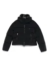 Herno Layered-collar Puffer Jacket In Black
