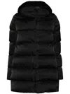 Herno Detachable-hood Padded Jacket In Black