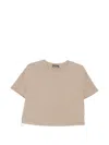 Herno Layered-hem T-shirt In Neutral