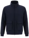 HERNO LAYERS WOOL STORM BOMBER JACKET
