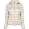 Herno Angela Quilted Puffer Jacket In Neutral