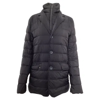 Herno Legend Down Blazer With Removable Bib In Black Polyamide In Neutral