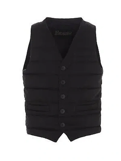 Pre-owned Herno 'legend Il Panciotto Sleeveless Jacket In Black