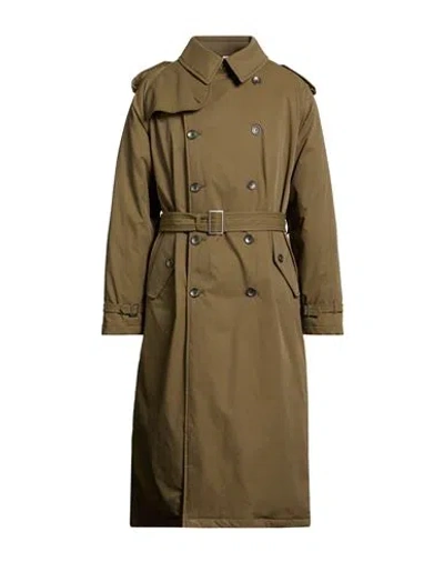 Herno Legend Man Coat Military Green Size 40 Polyester