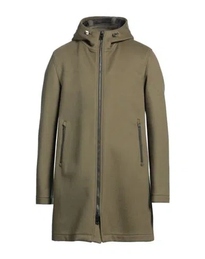Herno Legend Man Coat Military Green Size 44 Wool, Cashmere