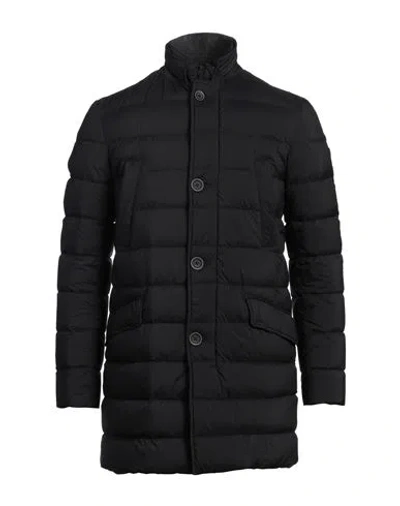 HERNO HERNO LEGEND MAN PUFFER BLACK SIZE 36 POLYAMIDE, POLYURETHANE