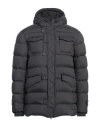 Herno Legend Man Puffer Charcoal Size 42 Polyamide, Polyurethane Coated, Elastane In Grey