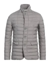 Herno Legend Man Puffer Charcoal Size 46 Polyamide, Polyurethane, Acetate, Polyester In Gray