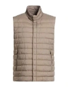Herno Legend Man Puffer Taupe Size 44 Polyamide, Polyurethane, Acetate, Polyester In Gray